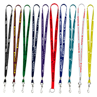 1/2" Supersoft Polyester Silkscreen Lanyard